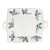 Vietri Lastra Evergreen Handled Square Platter