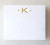 Black Ink Gold Foil Luxe Notepad - K