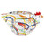 Vietri Gallo Figural Splatter Hen