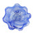 Vietri Onda Glass Cobalt Ruffled Round Bowl