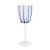 Vietri Nuovo Stripe Blue Wine Glass