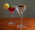 Abigails Martini Glass, Wave Stem (Set of 4)