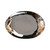 Abigails Chalet Nickel Tray with Horn Handles