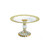 Arte Italica Vetro Gold Petit Four Stand