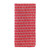 Bodrum Basket Weave Red 22 Napkins Set of 4