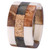 Bodrum Patched Wood Napkin Ring (Set of 4)
