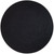 Bodrum Presto Black 15 inch Round Mats (Set of 4)