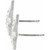 Brighton Cape Star Mini Post Earrings Silver