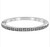 Brighton Diamond Hinged Bangle Silver