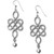 Brighton Interlok Endless Knot French Wire Earrings Silver