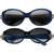 Brighton Seascape Anchor Sunglasses Navy-Tortoise