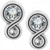 Brighton Silver Infinity Sparkle Post Earrings