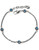 Brighton Twinkle Anklet Silver-Sapphire