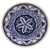Casafina Alentejo Terracotta Indigo Dinner Plate Blue and White