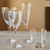 Casafina Sensa Clear Glass Flute with Golden Rim 8 Oz (6)