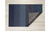 Chilewich Marbled Stripe Shag 18 x28 - Bay Blue