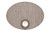 Chilewich Thatch Oval Table Mat 14x19.25 Placemat - Umber