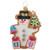 Christopher Radko Gingerbread Snowman Ornament