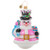 Christopher Radko Pink Peppermint Snowman Ornament