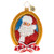 Christopher Radko A Prized Portrait Santa in Frame Ornament