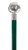 Silver Golf Ball Walking Stick Cane by Concord