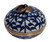 Dessau Home Blue & White Bamboo Convex Box