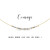 Dot & Dash Necklace - Courage