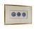 Dessau Home Framed Set Of 3 Blue & White Plates