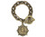 French Kande Bracelet Brass Petite Joan Medallion