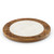 GG Collection Marble And Wood Lazy Susan