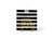 Happy Everything Black Stripe Big Square Platter