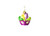 Happy Everything Mardi Gras Shaped Ornament