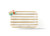 Happy Everything Neutral Stripe Mini Entertaining Platter