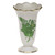 Herend Chinese Bouquet Green Scalloped Bud Vase 2.5 inch H