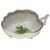 Herend Chinese Bouquet Green Deep Leaf Dish 1.5 inch H