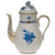 Herend Chinese Bouquet Blue Coffee Pot With Rose (36 Oz) 8.5