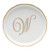Herend Coaster With Monogram -W- 4 inch D