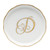 Herend Coaster With Monogram -D- 4 inch D