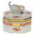 Herend Chinese Bouquet Rust Small Octagonal Box - Cat 2.5 inch