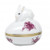 Herend Porcelain Chinese Bouquet Raspberry Egg Bonbon with Bunny 3L X 3H