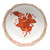 Herend Chinese Bouquet Rust Mini Scalloped Dish 3.25 inch L X 0