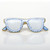 Herend Shaded Blue Fishnet Figurine - Sunglasses 3.25 inch L X 1.25 inch W