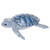 Herend Shaded Blue Fishnet Figurine - Loggerhead Turtle 4.5 inch L X 1.5 inch