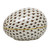 Herend Porcelain Fishnet Chocolate Large Egg 3L X 2.25W X 2H