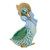 Herend Shaded Green Fishnet Figurine - Mother Goose 2 inch L X 3 inch H
