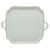 Herend Porcelain Golden Edge Square Tray with Handles 12.75L X 12.75W