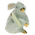 Herend Lime Fishnet Figurine - Scratching Bunny 3 inch H
