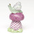 Herend Lime Fishnet Figurine - Snail On Mushroom 2 inch L X 3.25 inch H