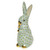 Herend Lime Fishnet Figurine - Standing Bunny 3.5 inch H