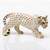 Herend Multicolored Fishnet Figurine - Small Tiger 5 inch L X 2.5 inch H